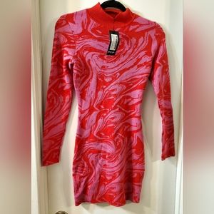 Nasty gal sweater dress size 6